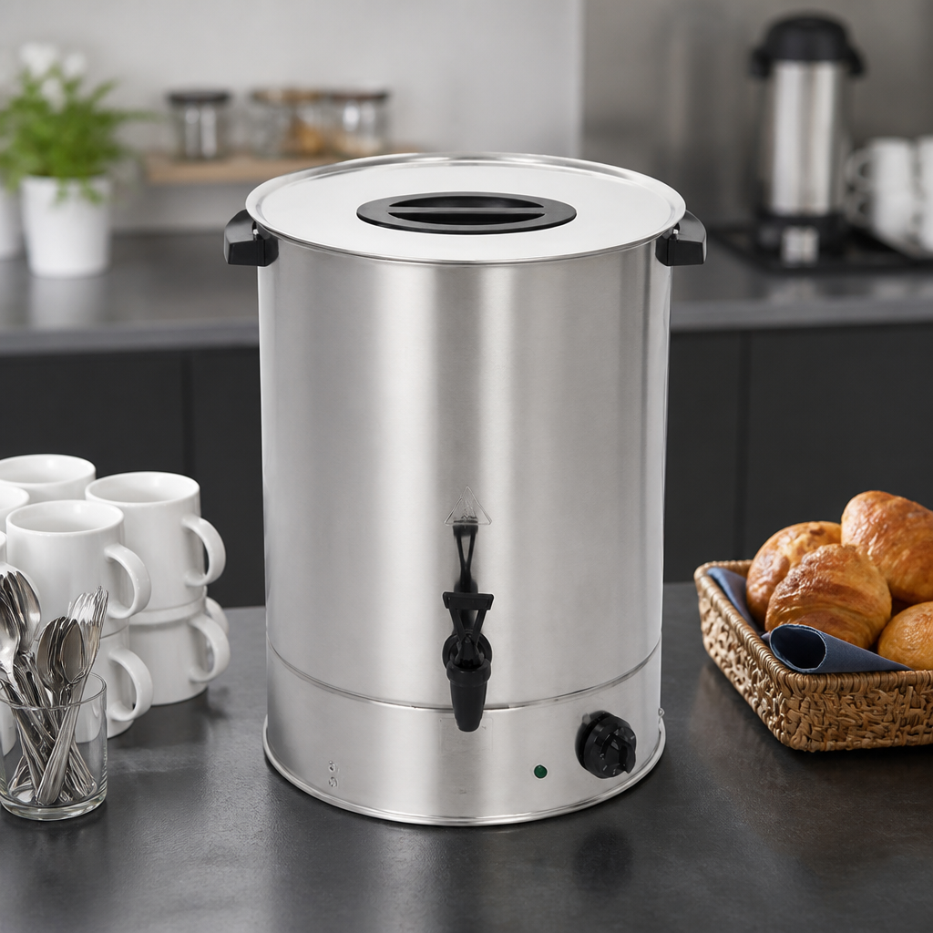 30Ltr Commercial Manual Fill Water Boiler Stainless Steel