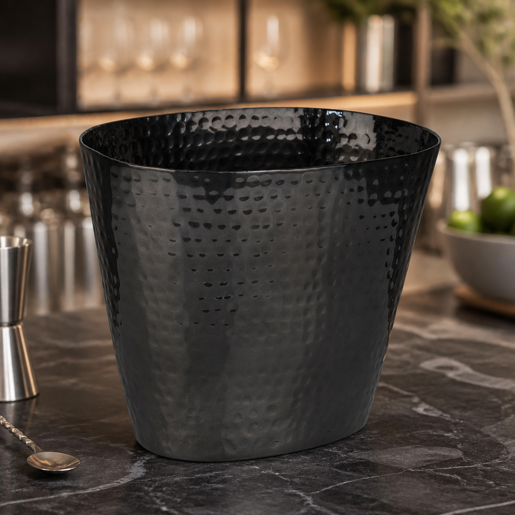 Commercial 2.1Ltr Wine Champagne Cooler Bowl Gunmetal Finish