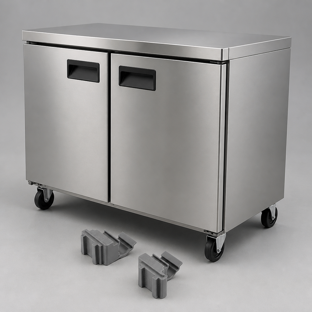 Commercial Modular Shelving Corner Connectors Pair 300 lb Capacity