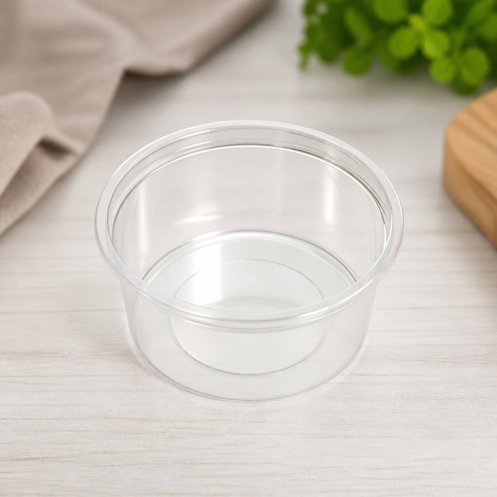 Commercial Deli Pots 250ml Leak-Proof Condiment Containers