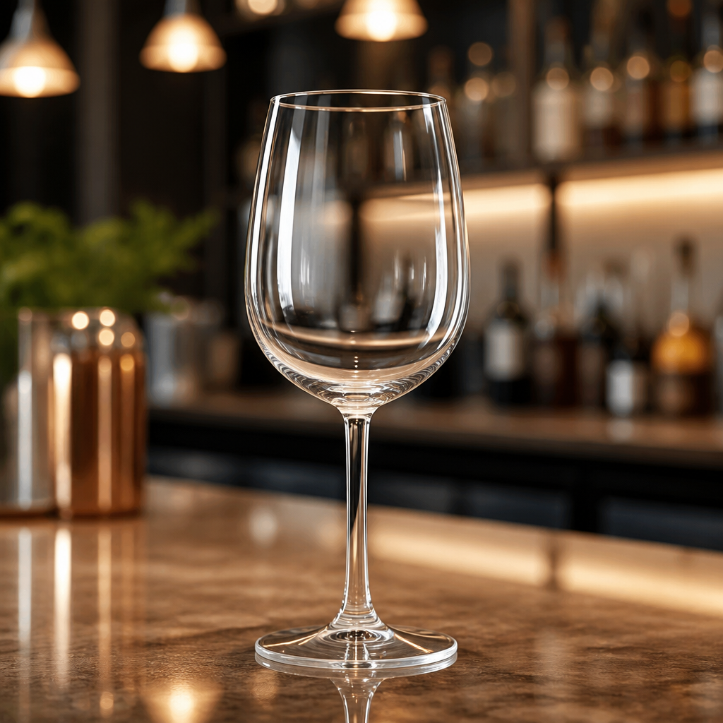 450ml Commercial Wine Goblets - Clear Glass - 6 Pack