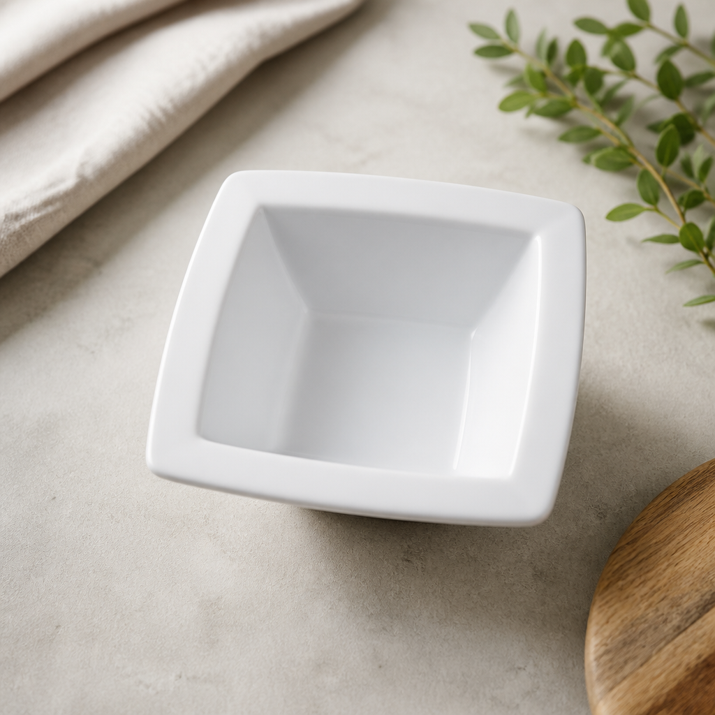 Commercial Square Bowls 207mm Collection 6 Pack