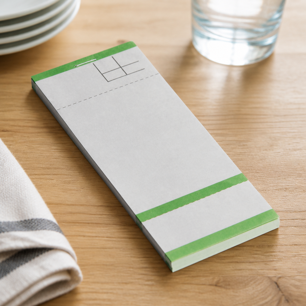 Commercial Order Pads With Detachable Customer Tickets 50 Pack