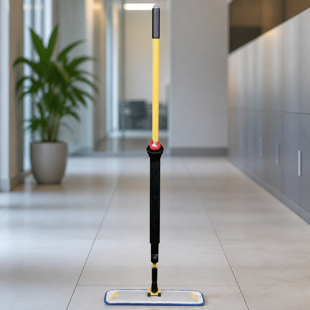 Commercial Microfibre Spray Mop with Washable Pads 500 Uses