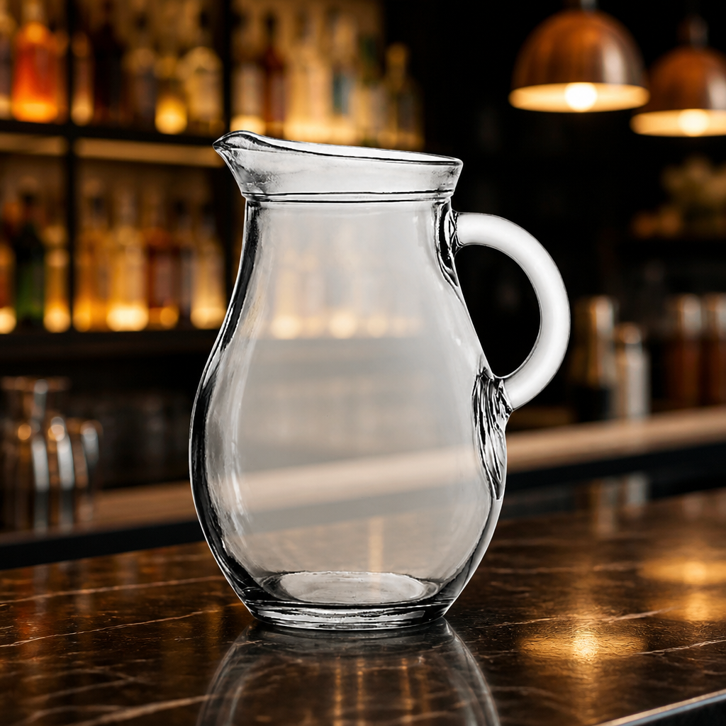 500ml Commercial Glass Jugs - 6 Pack for Catering Use