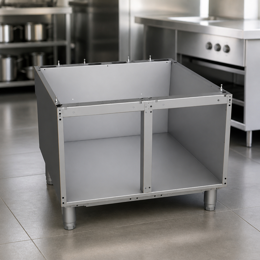800mm Commercial Open Stand for Countertop Appliances