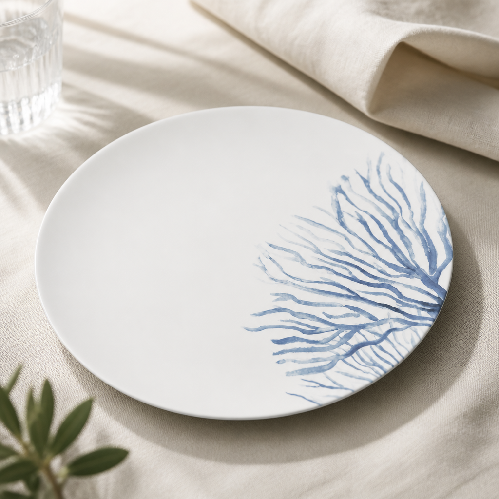 Commercial Microwave-Safe Coupe Plates 280mm - 6 Pack