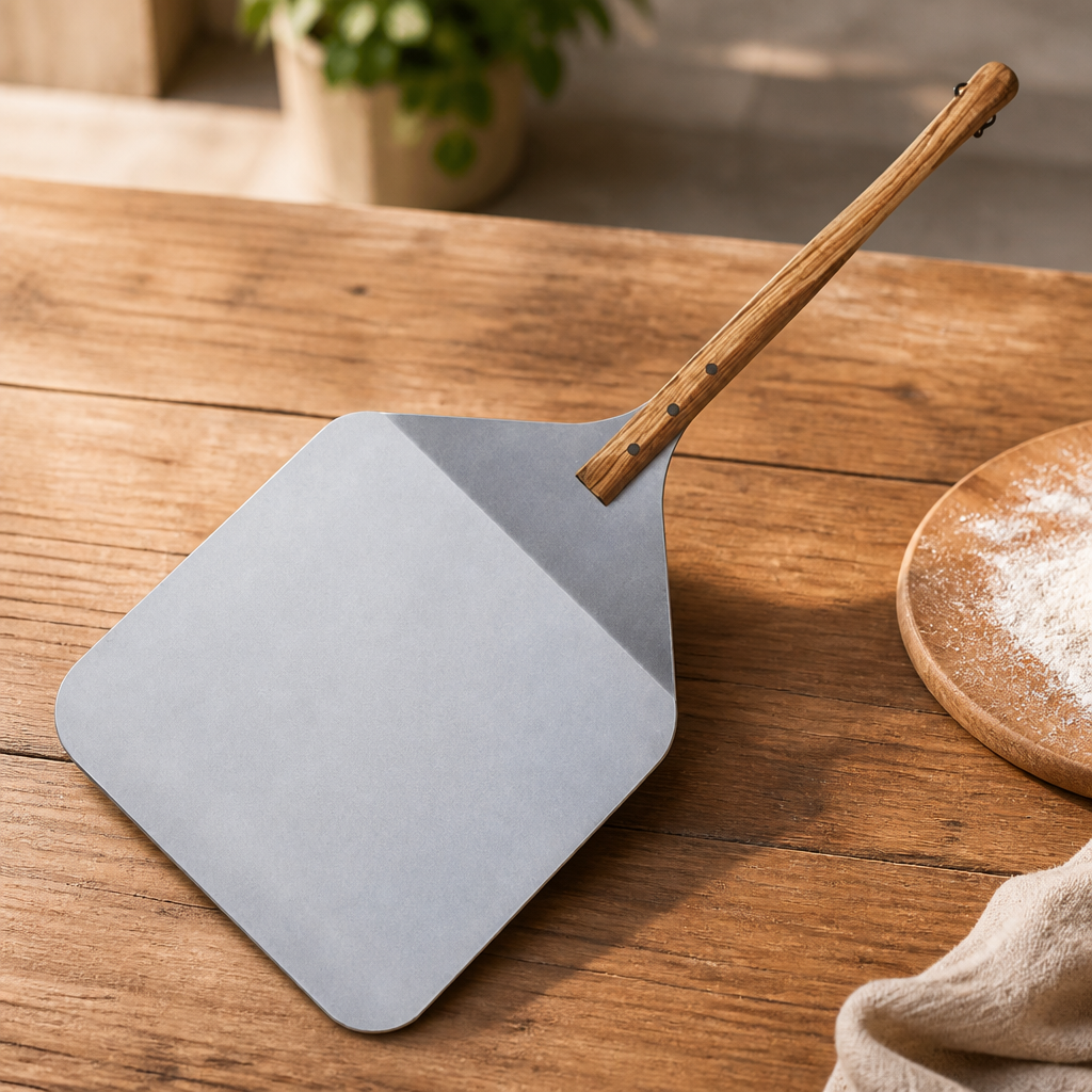 Commercial Pizza Peel with Olive Wood Handle 660x300mm