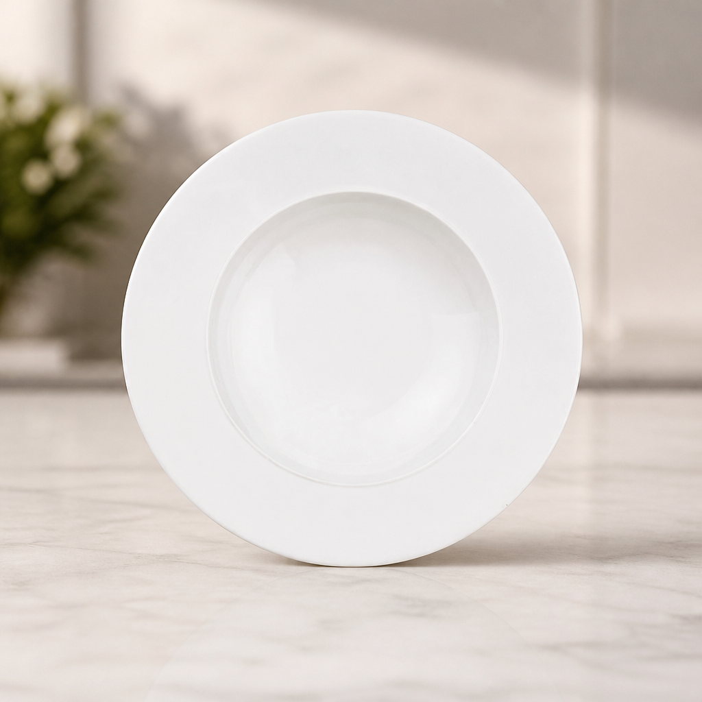Commercial Porcelain Bowls 280mm 511ml Rim 6 Pack