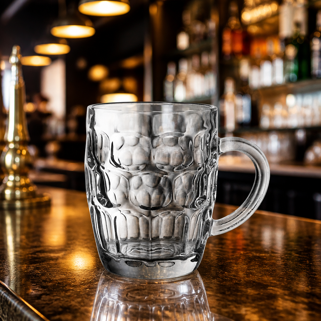 Dimpled Pint Tankards 570ml (24 Pack)