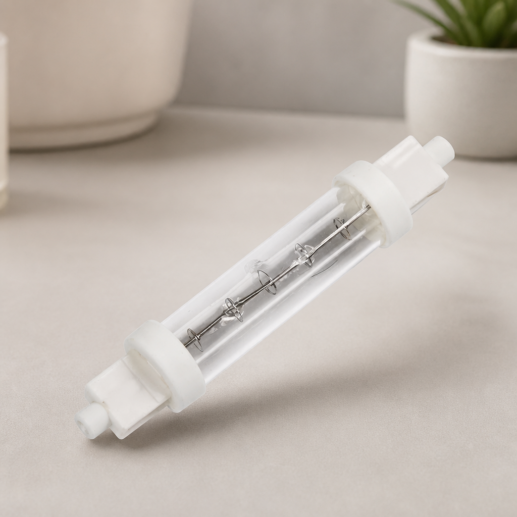 200W Jacketed Infrared Quartz Bulb for Commercial Catering Use