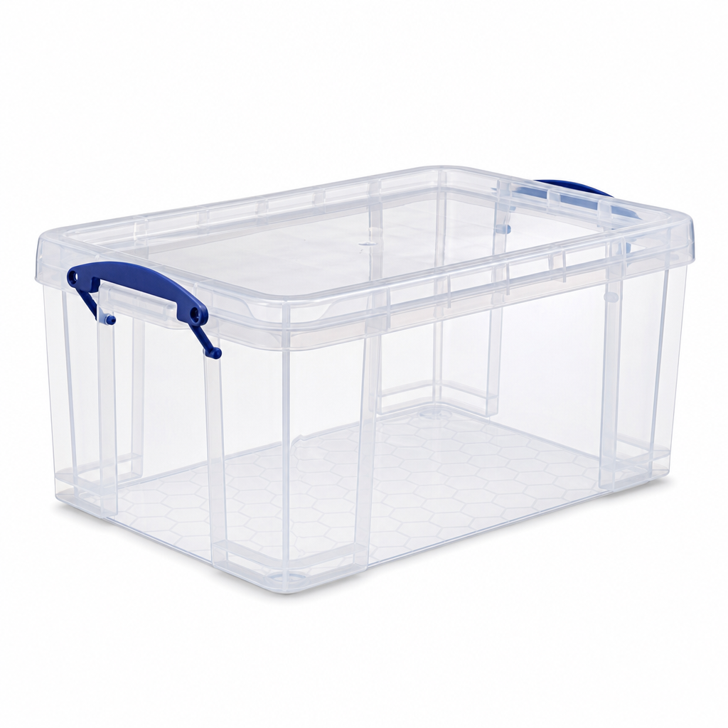 18L Clear Plastic Storage Box With Lid