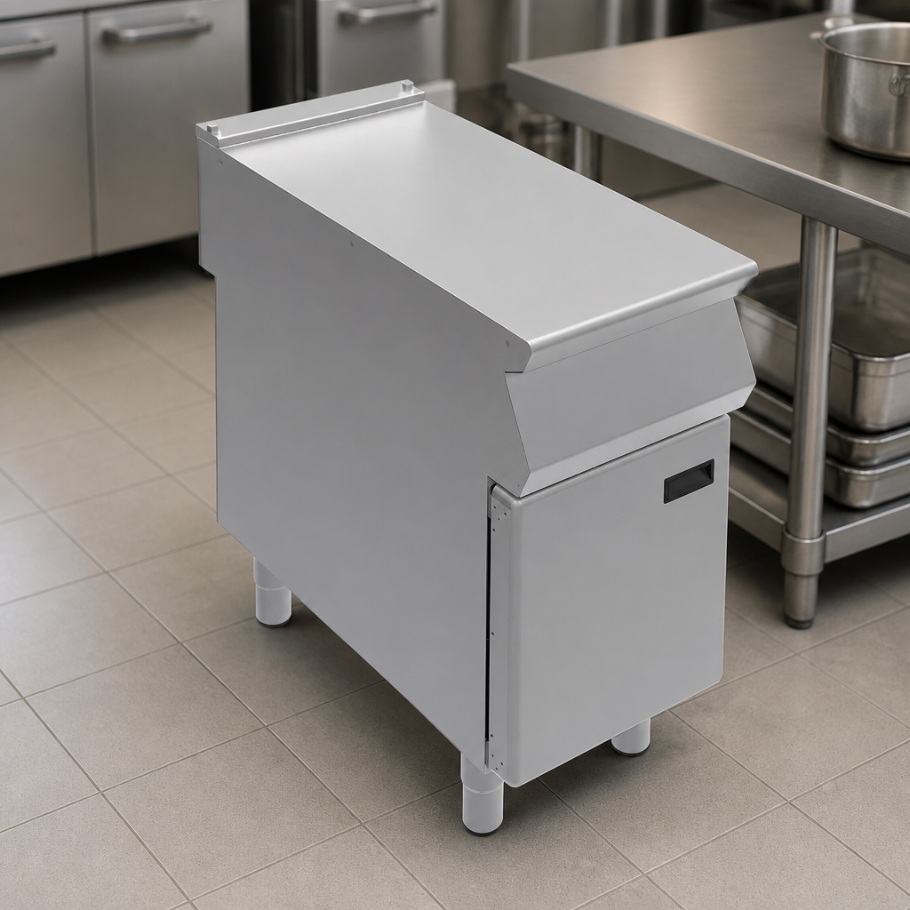 Commercial Stainless Steel Cabinet with Door on Legs 910mm High