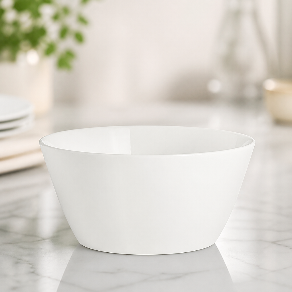 Commercial Deep Bowls 175mm Fine China - 12 Pack