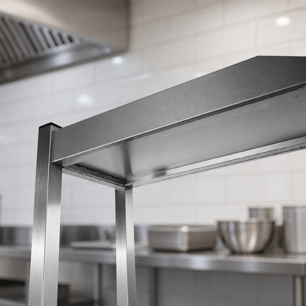Commercial Two-Tier Ambient Overshelves for Hot Cupboards