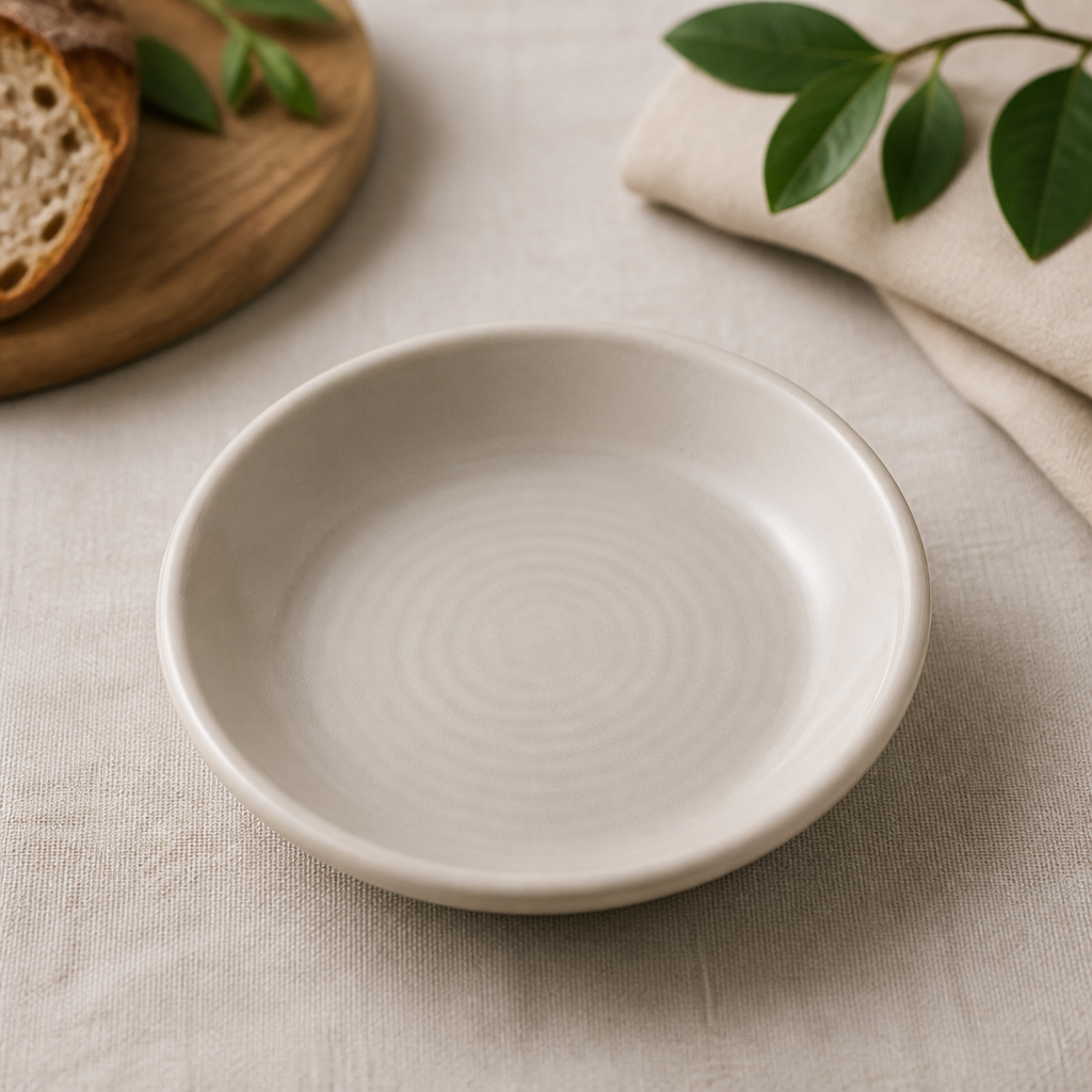 Pearl finish vitrified stoneware tapas dishes 118mm 12 pack