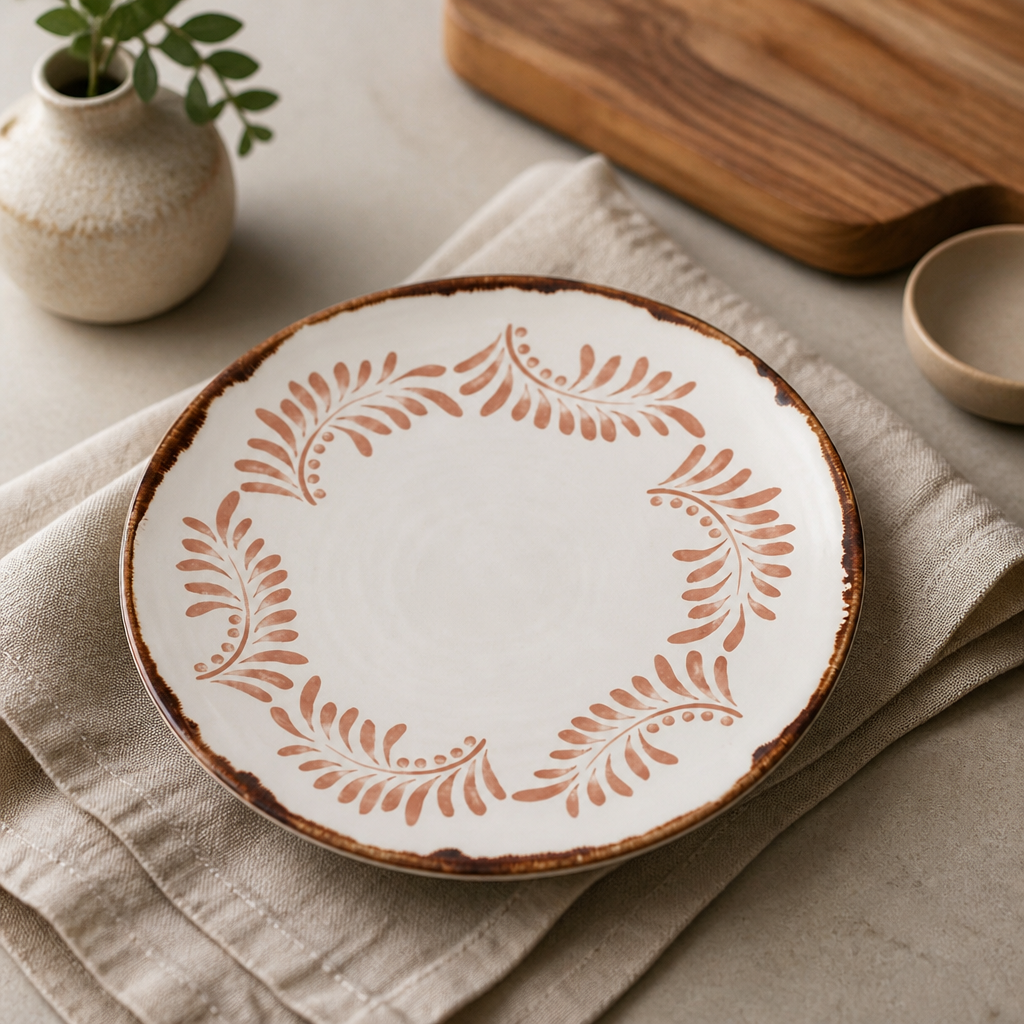 Commercial Terracotta Coupe Plates 295mm - 12 Pack