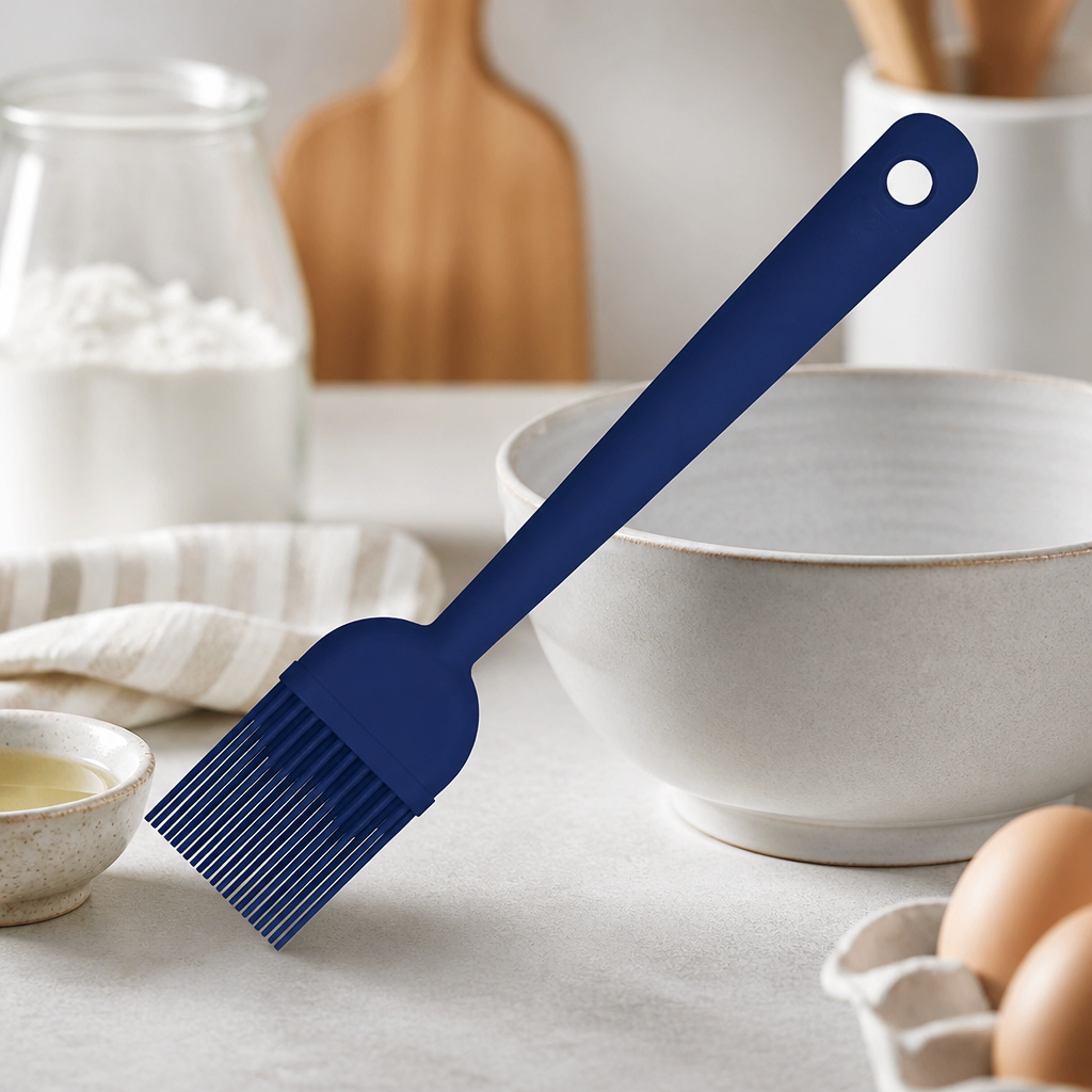 Commercial Silicone Pastry Brush 240mm Heat Resistant Blue