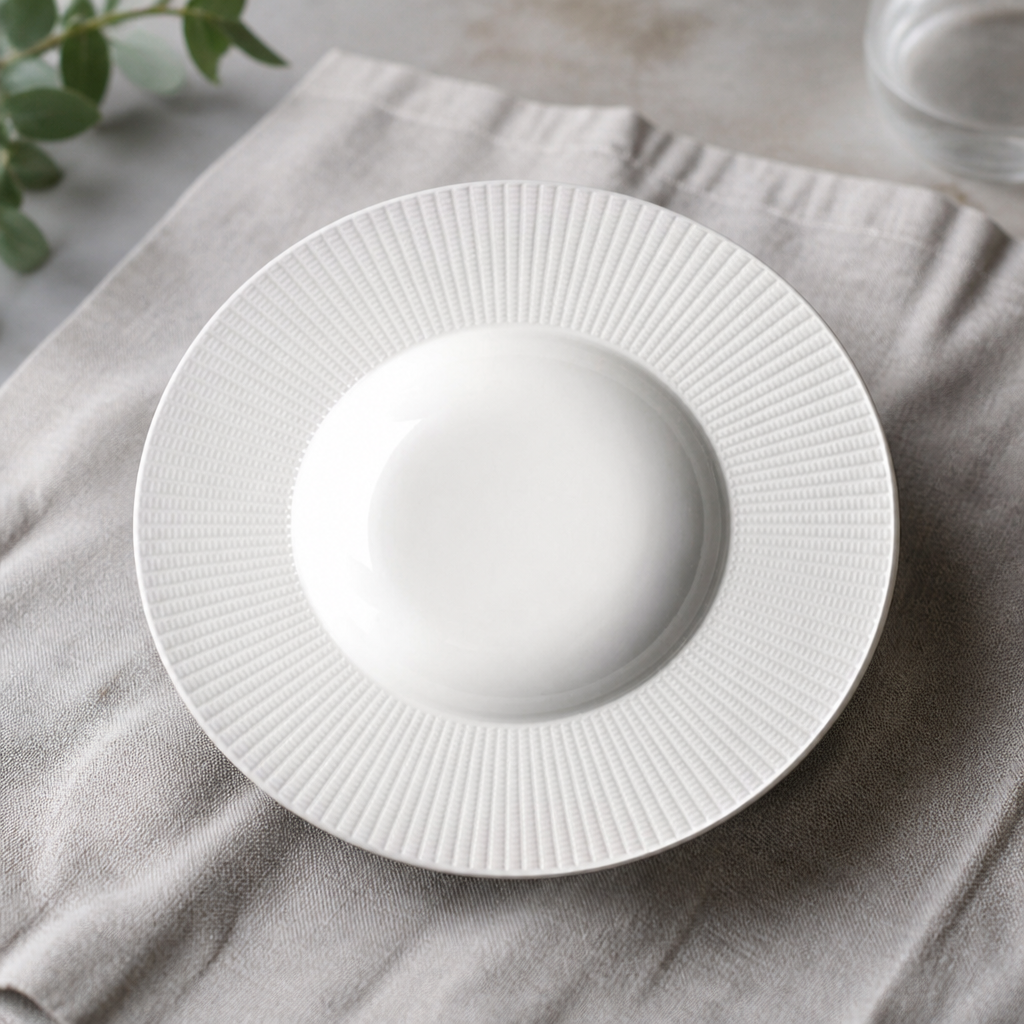 Commercial Deep Rimmed Bowls 285mm - 6 Pack Ceramic