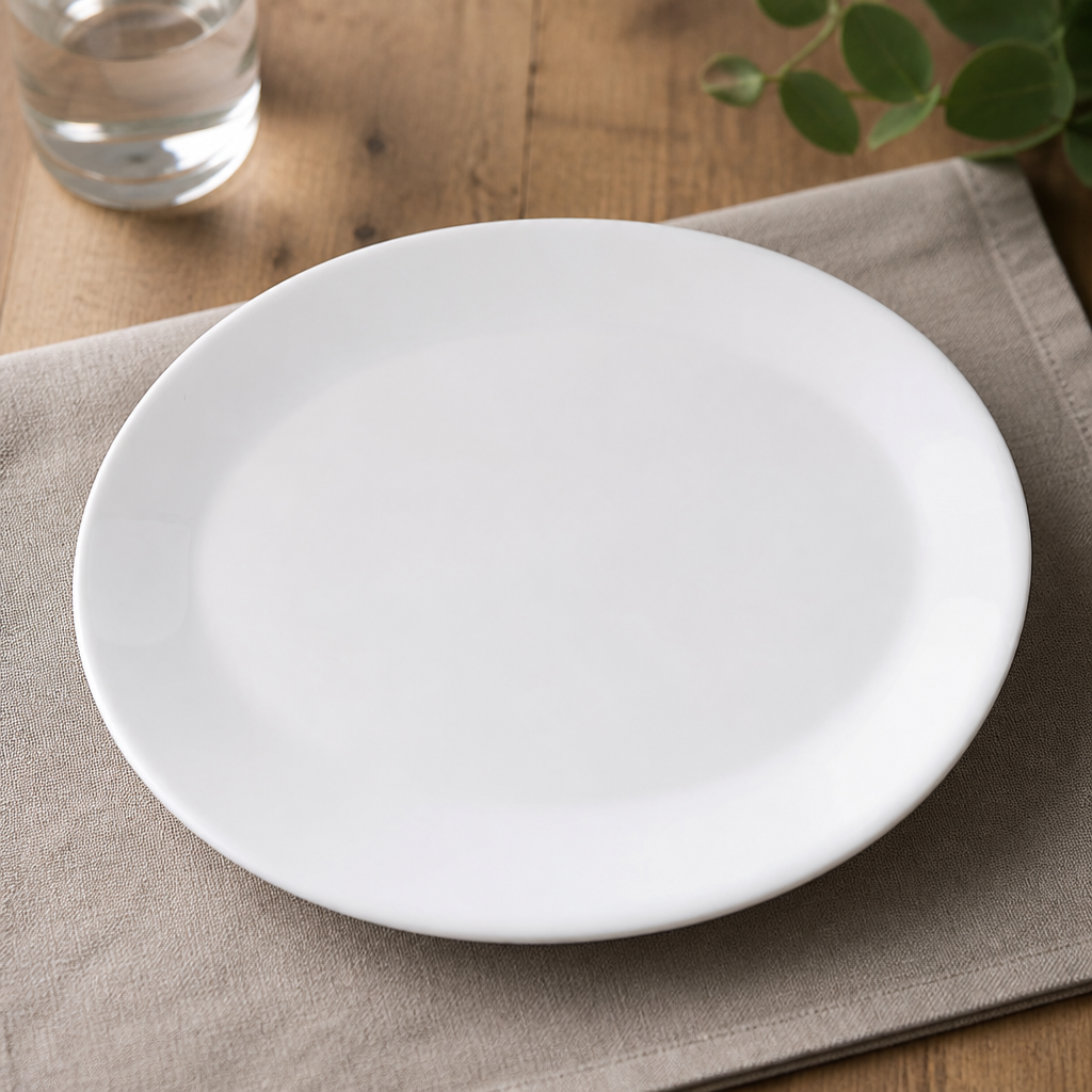 Commercial Oval Dishes 202mm Porcelain 24 Pack