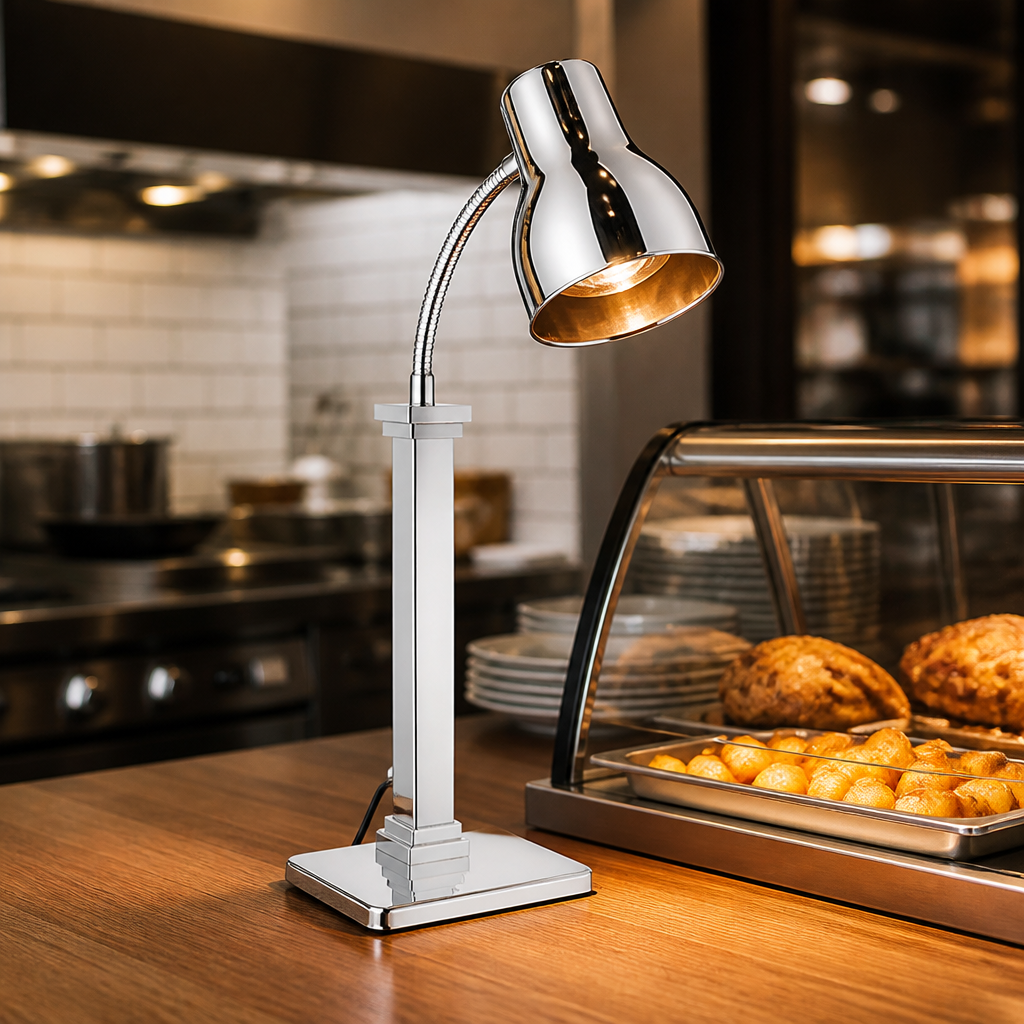 Commercial Heat Lamp 250W Adjustable Carvery Station 670mm