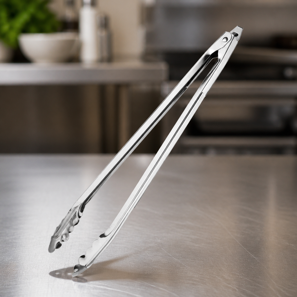 16" Stainless Steel Commercial Catering Tongs Durable Design