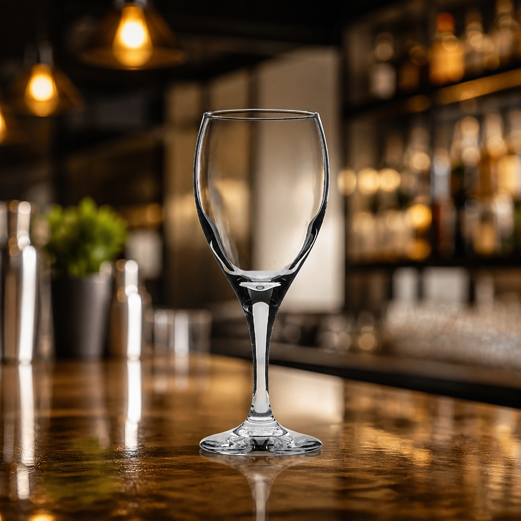 Commercial Teardrop Wine Glasses 250ml - 12 Pack