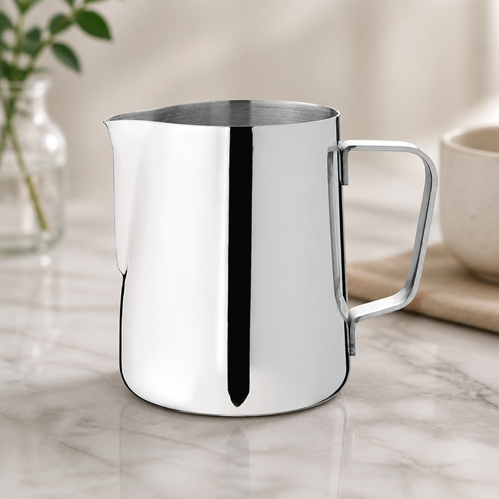 Commercial Stainless Steel Milk Jug 590ml for Cafes and Bars