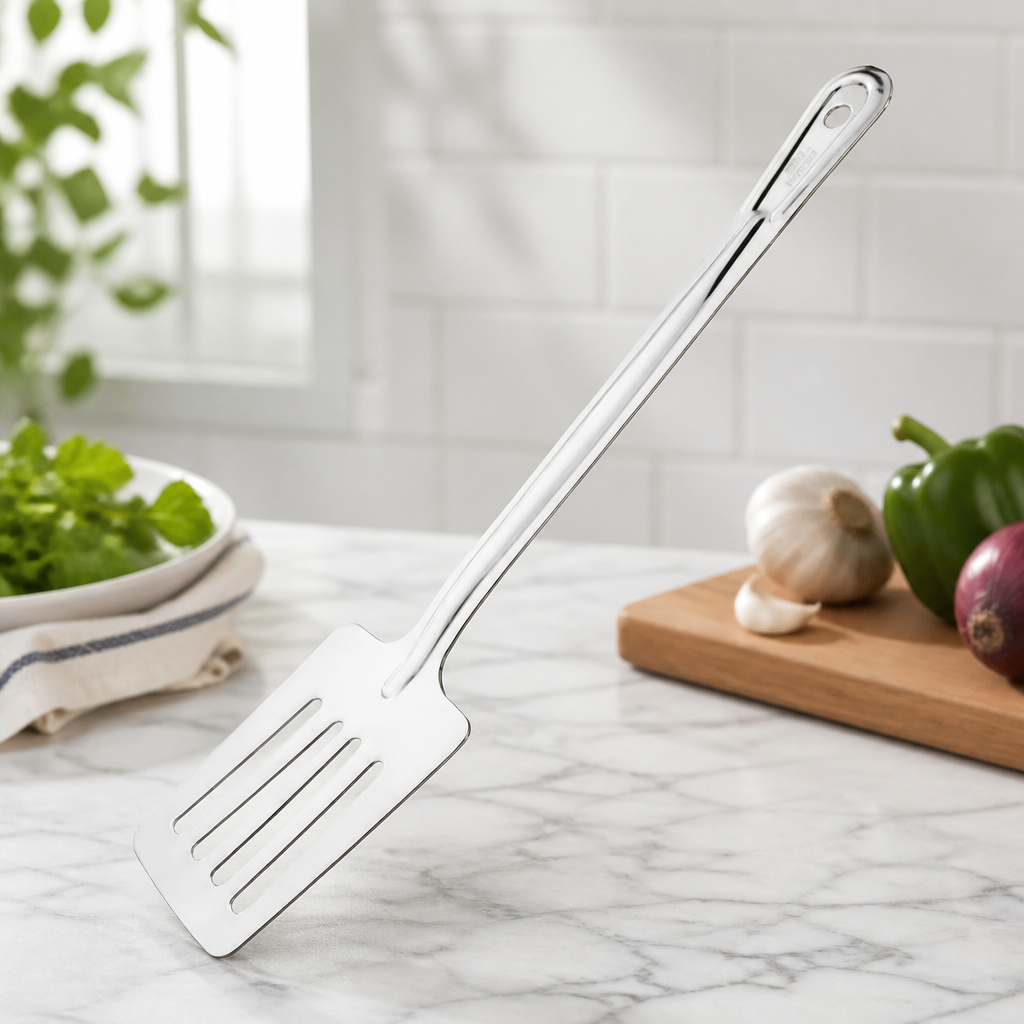 Commercial Slotted Spatula 32cm Stainless Steel Kitchen Tool