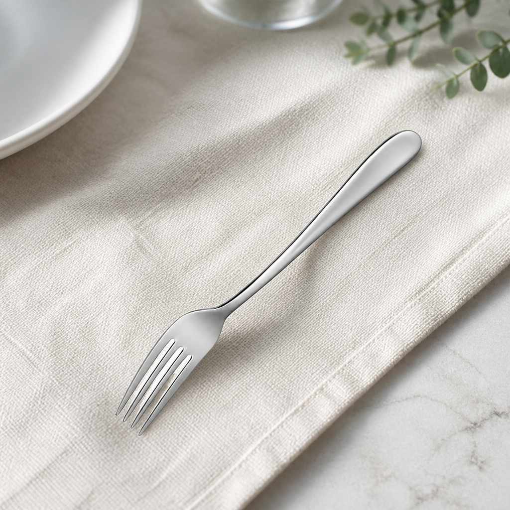 Florence Pattern Stainless Steel Dessert Forks 12 Pack