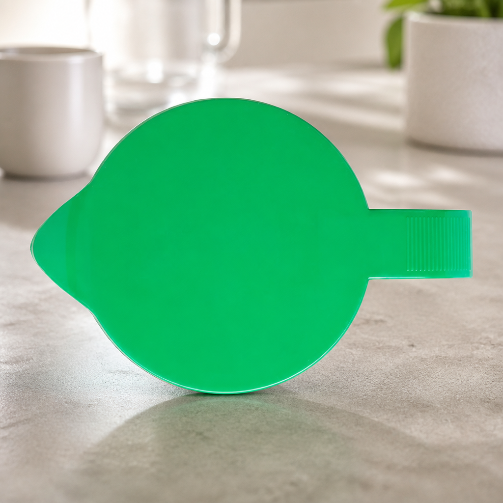 1.4Ltr Commercial Polypropylene Jug Lid Green Shatterproof