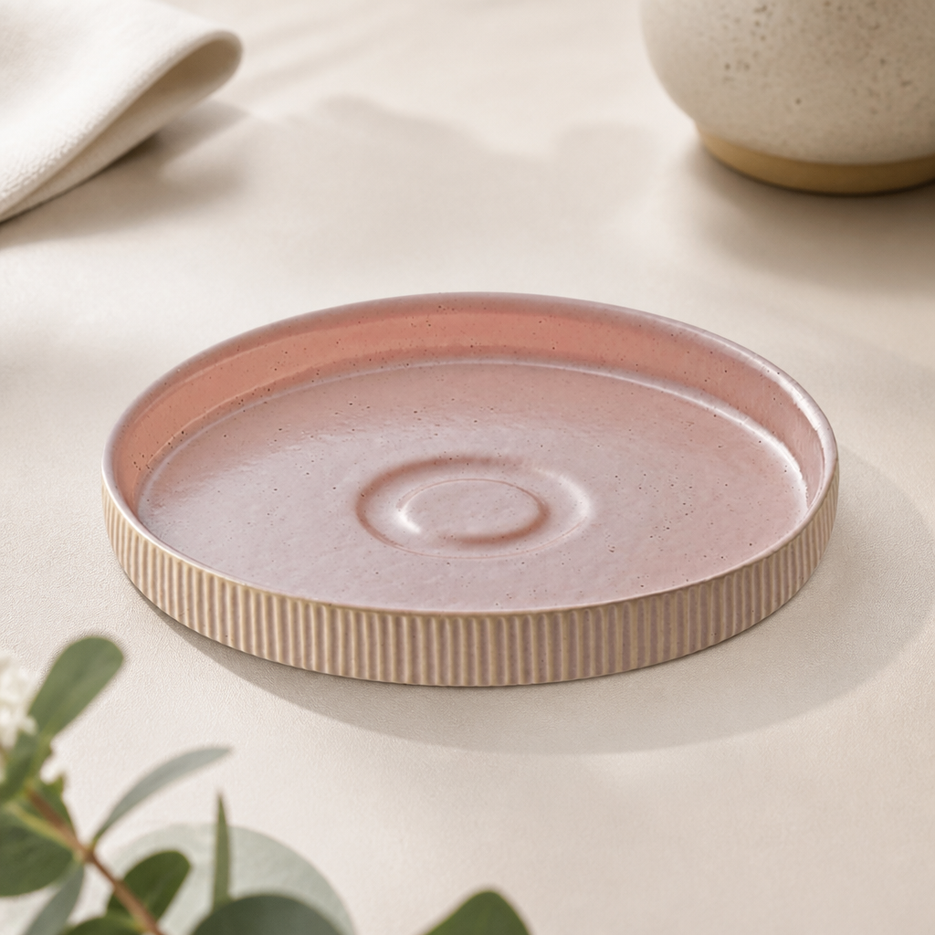 Commercial Stoneware Saucers 150mm Rose 6 Pack