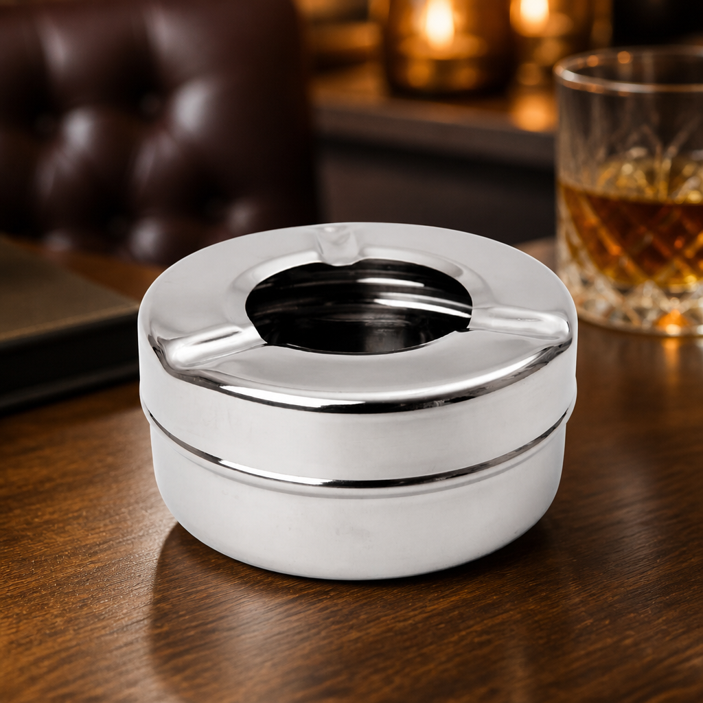 Commercial Windproof Outdoor Ashtray 88mm Shatterproof Design