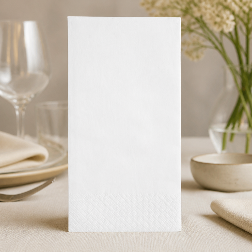 Commercial Recyclable Paper Napkins 330x330mm 2-Ply 2000 Pack