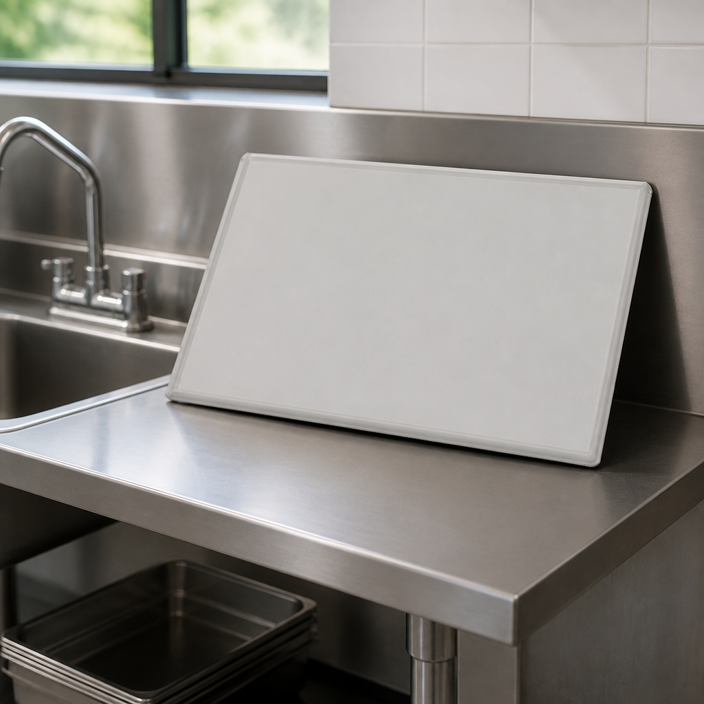 Stainless Steel Splashback Panel 315mm High for Sinks