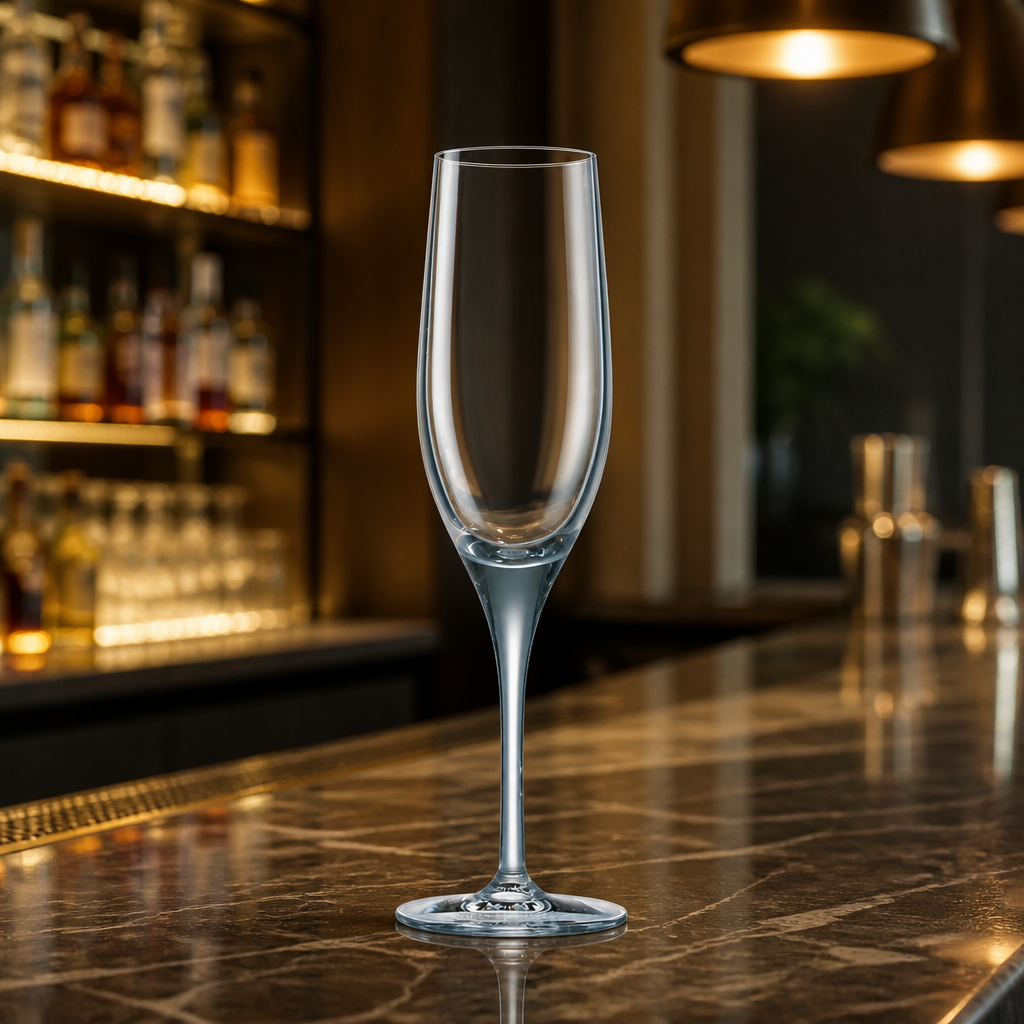 Commercial Champagne Flutes 190ml Pack of 24 Durable Glasses