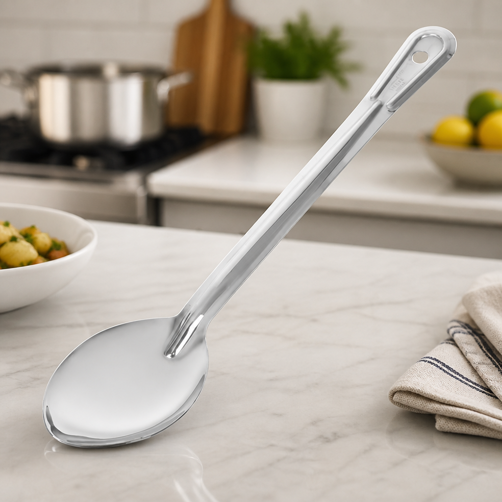 Commercial Stainless Steel Serving Spoon 13 Inch Dishwasher Safe
