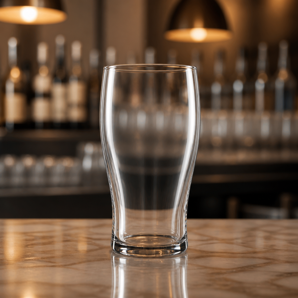 Commercial Pint Glasses Tulip Shape CE Marked 12 Pack