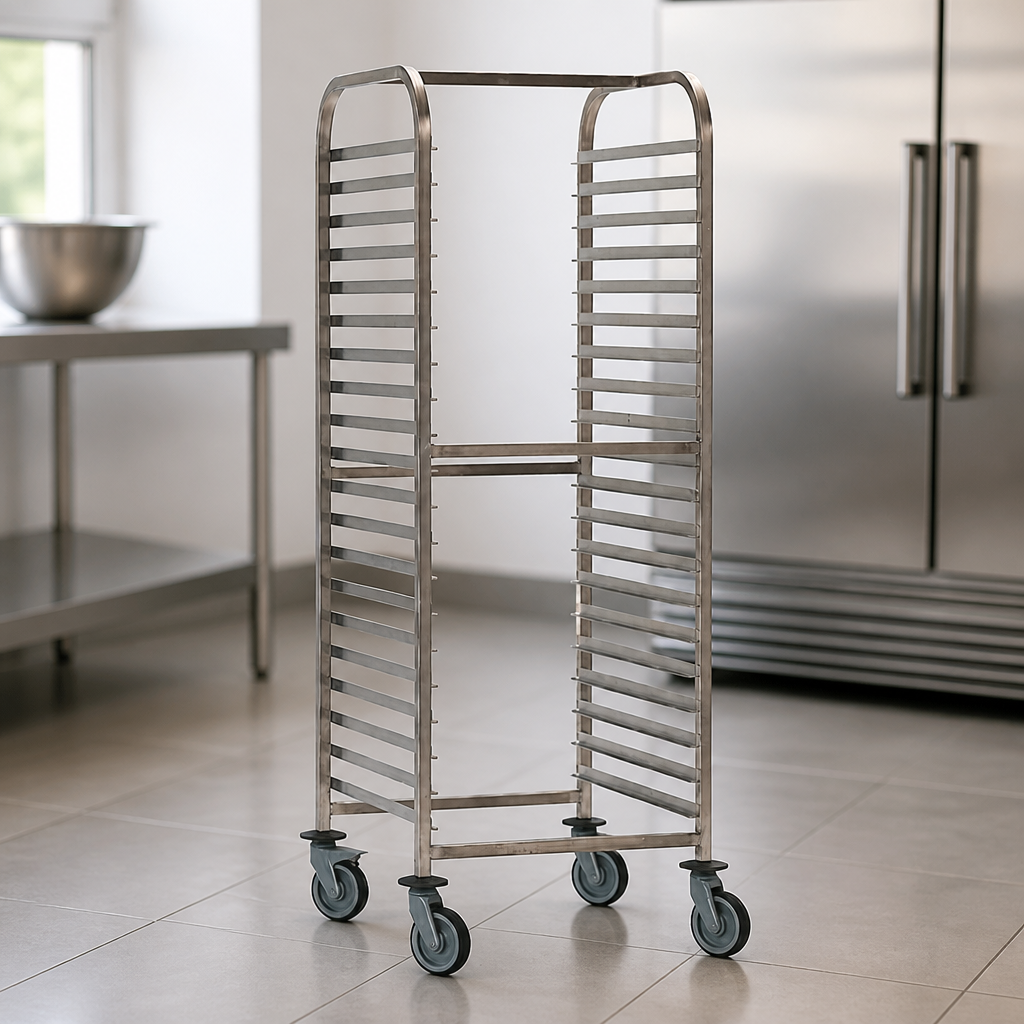 Commercial Racking Trolley 20 Shelves Gastronorm 2/1 Stainless Steel