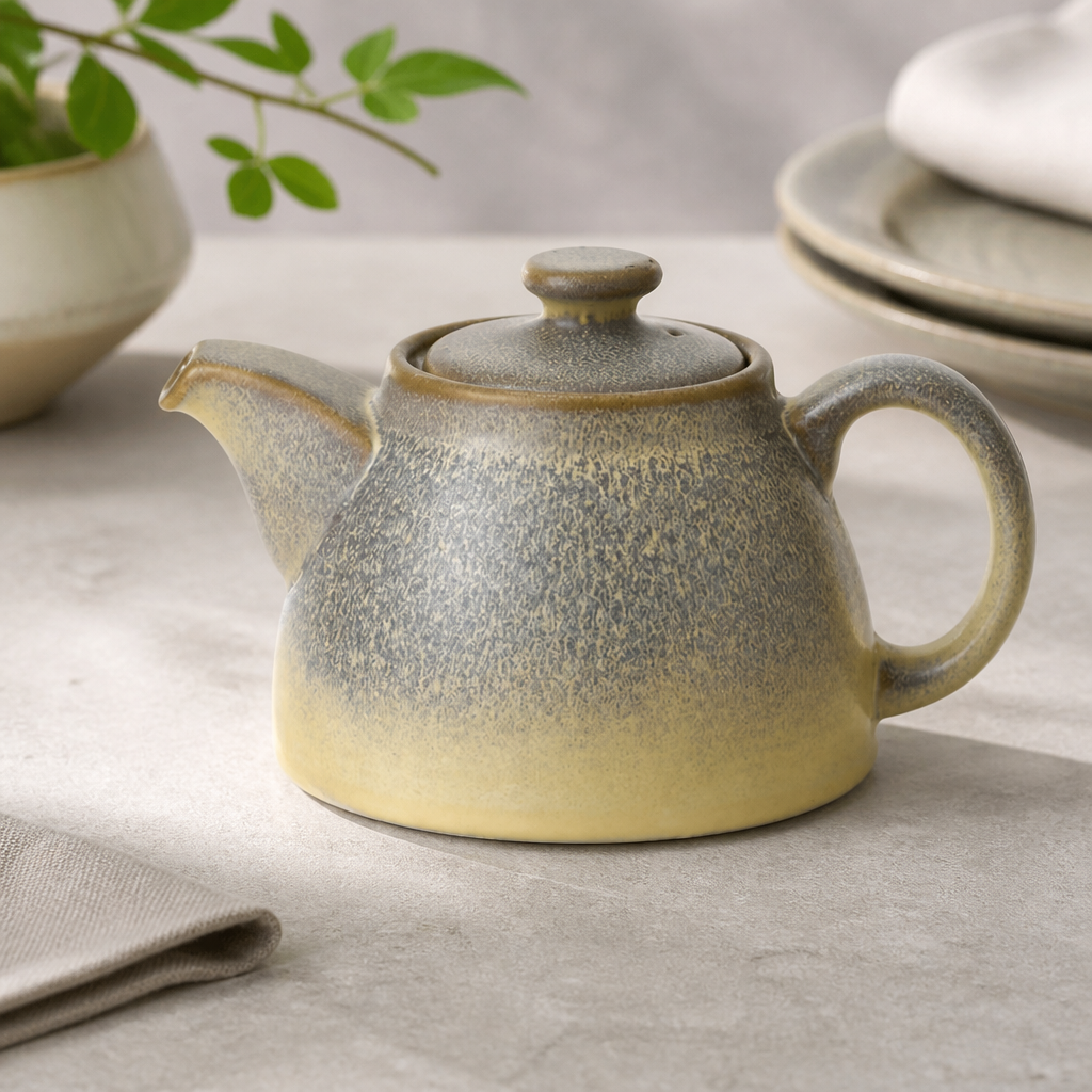 Commercial Teapots 828ml Vitrified Stoneware 6 Pack