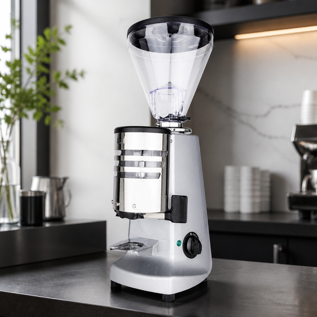Commercial Coffee Grinder 1.2kg Capacity Timer Model