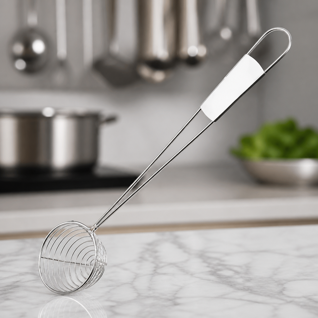 60ml Stainless Steel Commercial Pea Ladle with Sturdy Handle