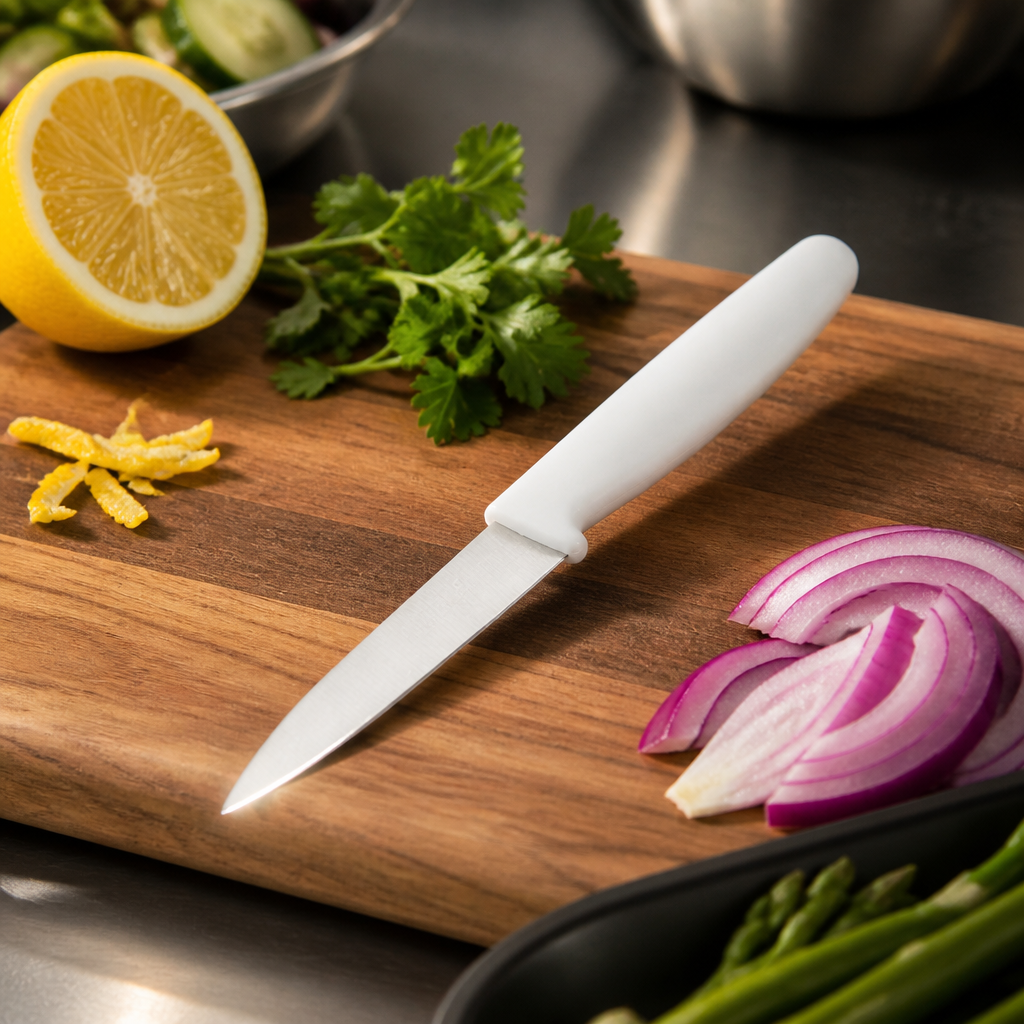 Commercial Paring Knife 8.5cm Ergonomic Handle Stainless Steel