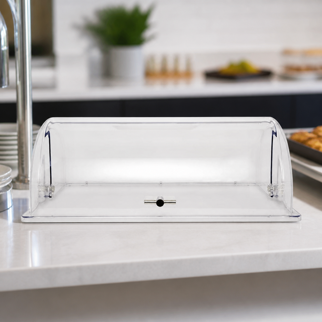 Clear Plastic 1/1 GN Bakery Split Cover for Commercial Use