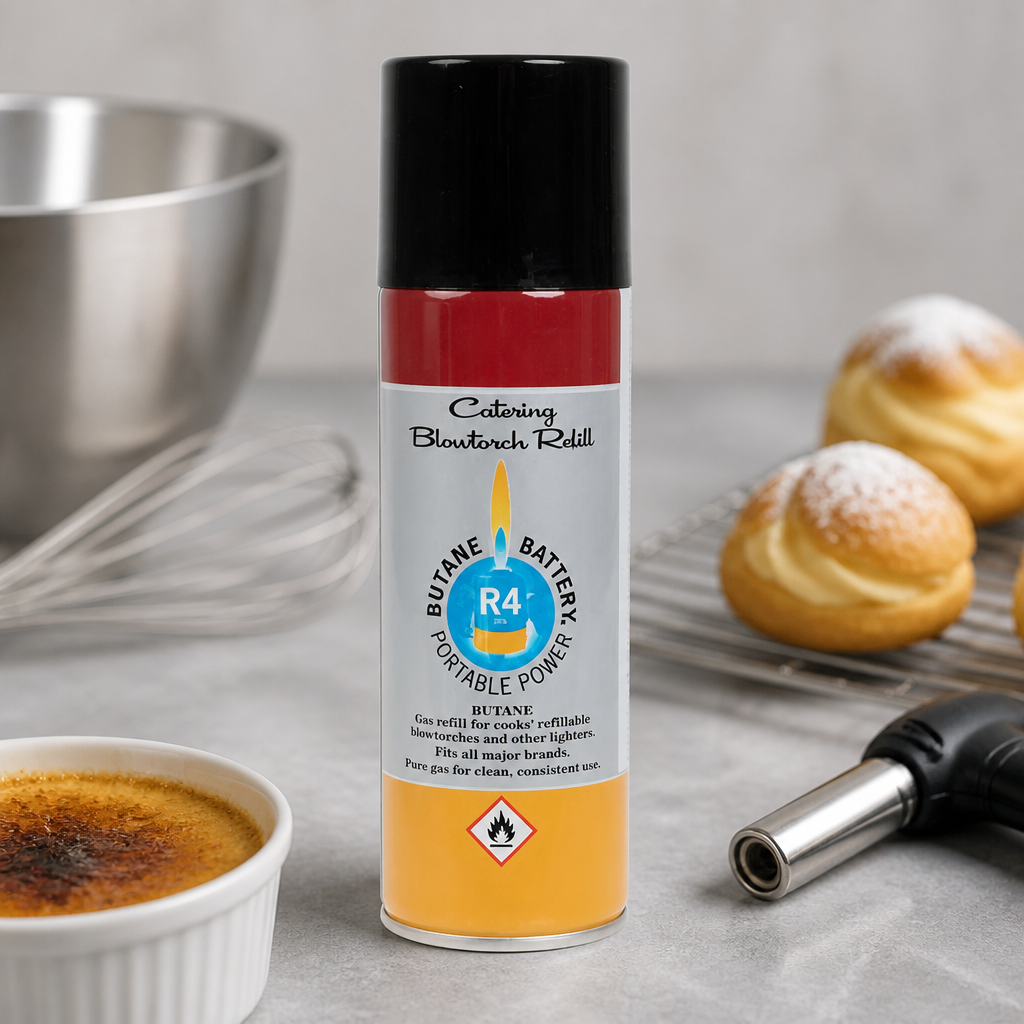 Commercial Butane Lighter Fuel 125g for Chefs Blow Torches