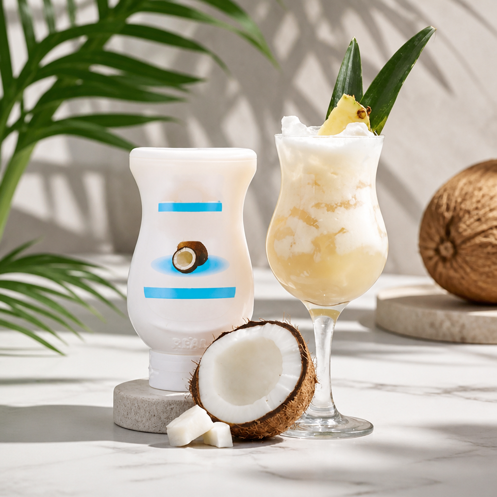 Coconut Cream 500ml - All-Natural Fruit Puree Cocktail Mix
