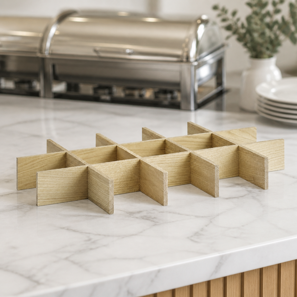 Commercial Wooden Insert For GN 1/1 Box 505x300x60mm