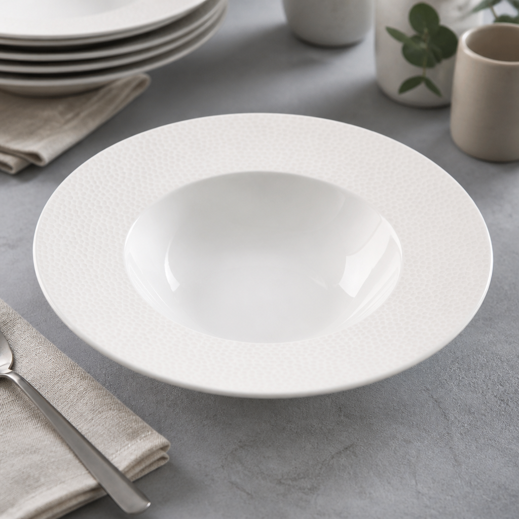 Commercial Wide Rim Bowls 240mm 12 Pack 284ml