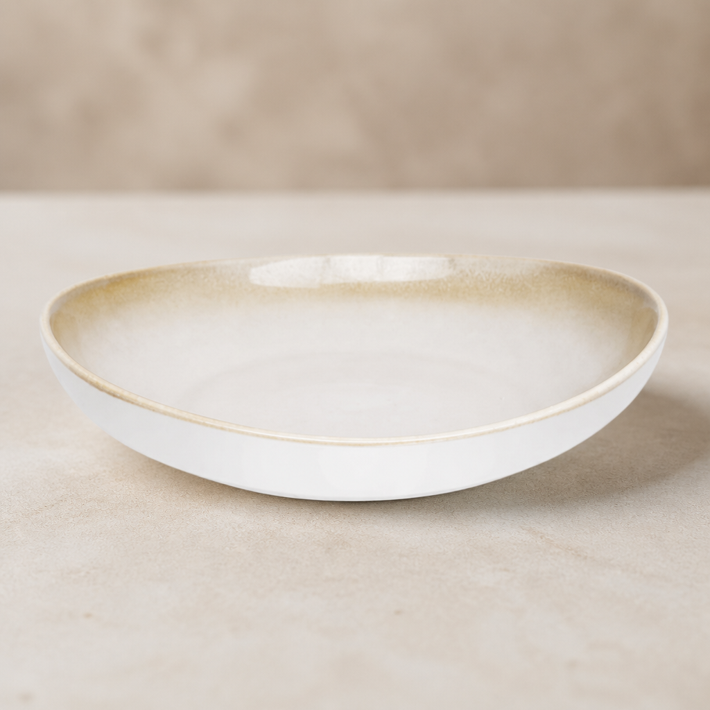 Commercial Taupe Wide Bowls 208mm - Set of 6