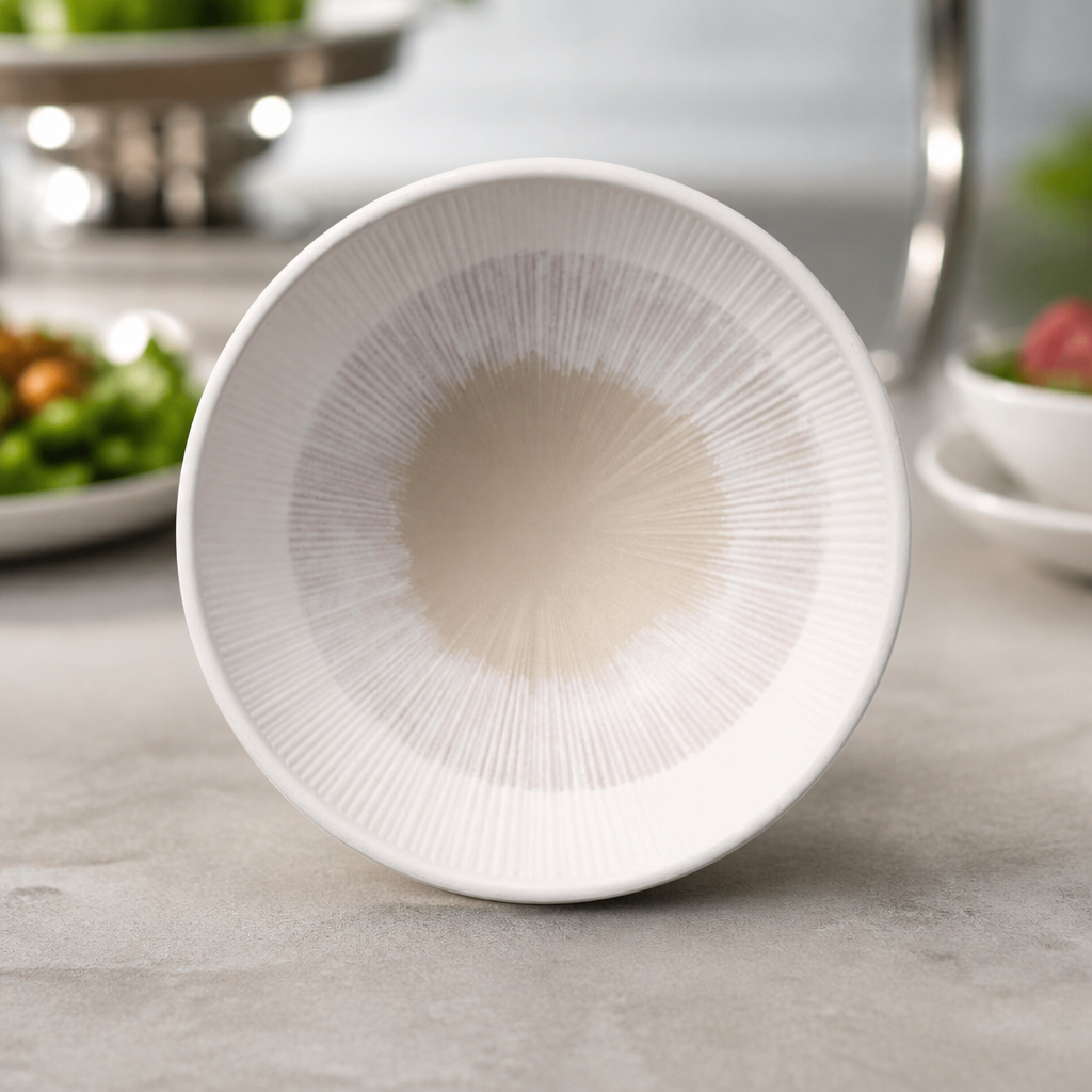 Commercial Melamine Bowl 190mm 0.9 Ltr Stackable Dishwasher Safe